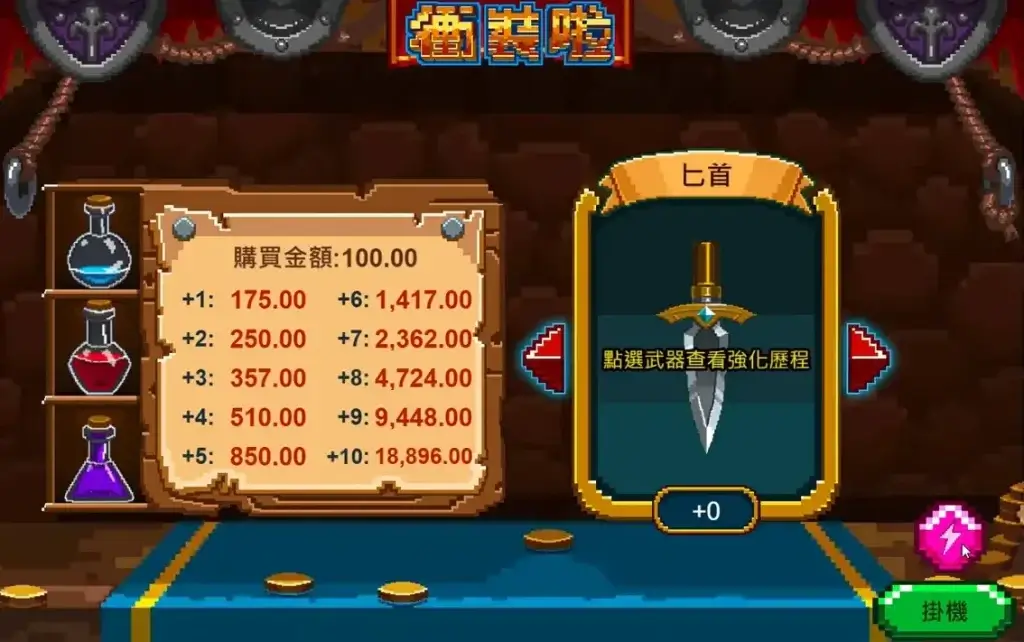 ZG電子 衝裝啦 充滿熟悉感的 天堂 武器商店