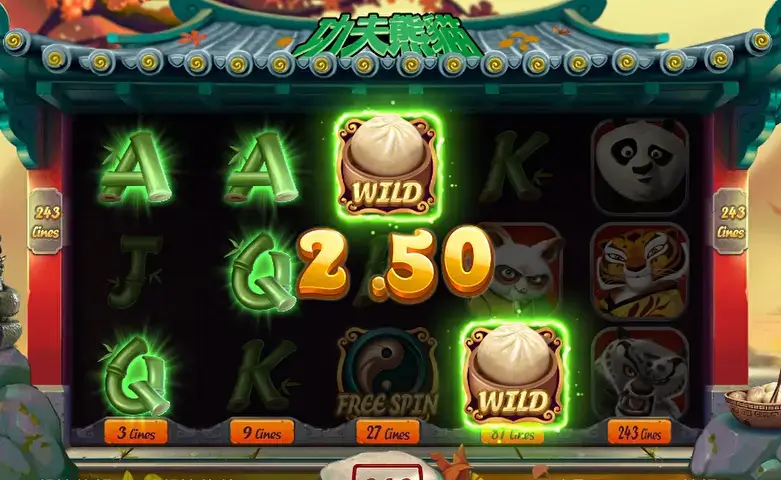 功夫熊貓 百搭機制（Wild Mechanism）