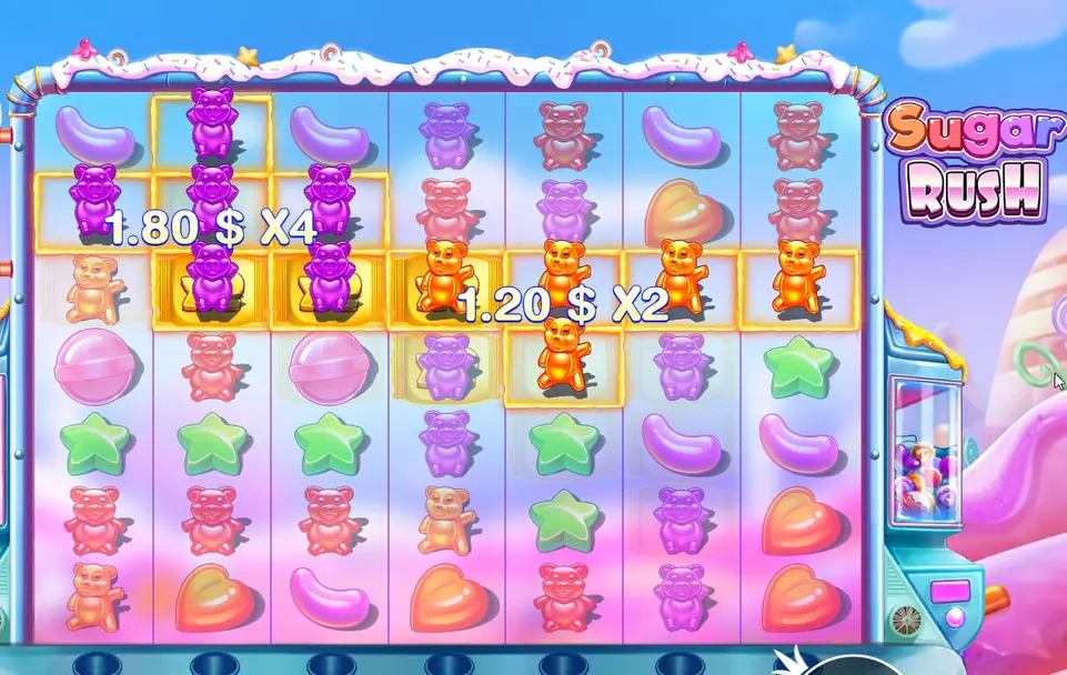 PP電子《極速糖果》7×7 集群支付機制