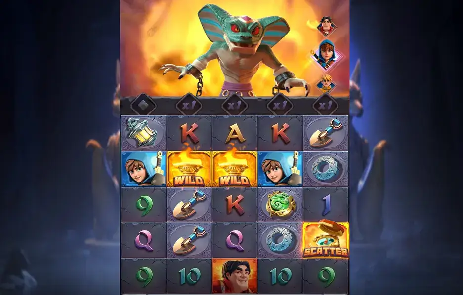 DB電子 盜墓筆記2 WILD 百搭符號