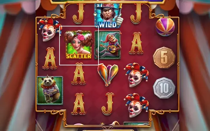 驚奇馬戲團 老虎機介紹 | 女郎（SCATTER）