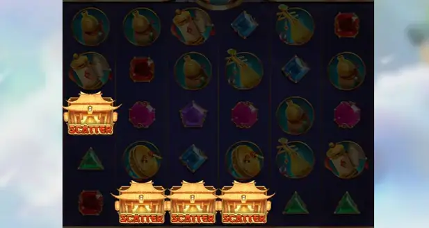 崑崙 SCATTER「宮庭」符號：進入免費旋轉的核心