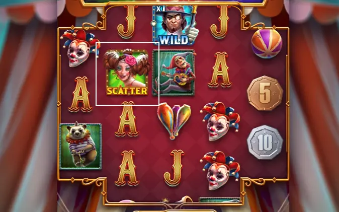 驚奇馬戲團 老虎機介紹 | 女郎（SCATTER）