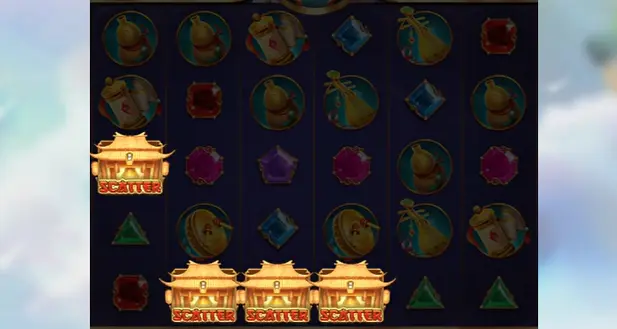 崑崙 SCATTER「宮庭」符號：進入免費旋轉的核心